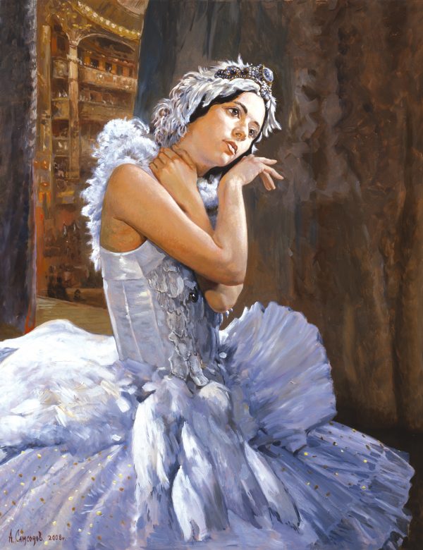 “ANNA PAVLOVA” Portre. Tuval üzeri yağlıboya. 2010