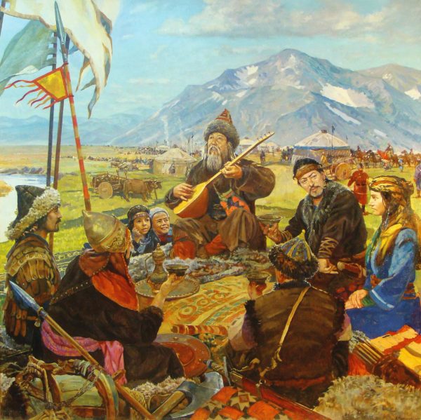 “DEDE KORKUT” Tablosu. 150×170. Tuval üzeri yağlıboya. 2008