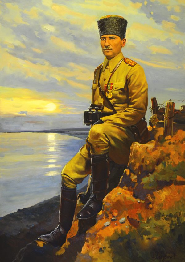 “ATATÜRK” Portresi. 200×300. Tuval üzeri yağlıboya. 2012