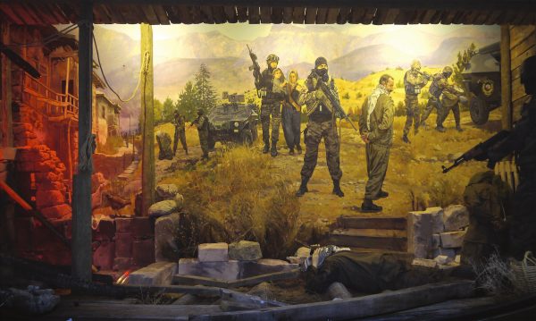 “ZAFER” Dioraması fragmanı. 350×550. Tuval üzeri yağlıboya. 2013