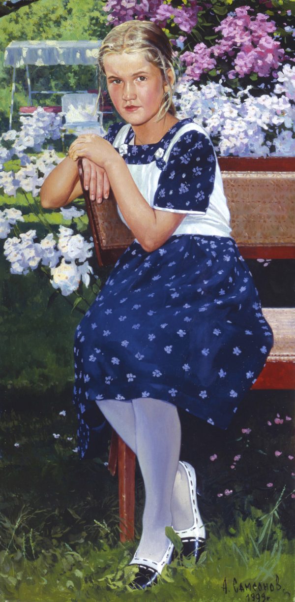 “YAZ” Portre. Tuval üzeri yağlıboya. 1999