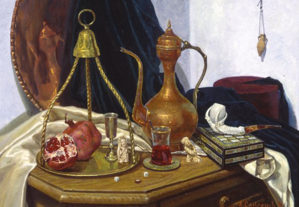 “TÜRK Natürmordu”. Tuval üzeri yağlıboya. 1999