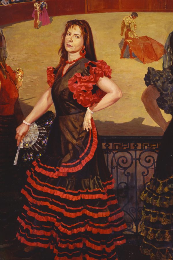 “AŞKIM” Portre. Tuval üzeri yağlıboya. 1997