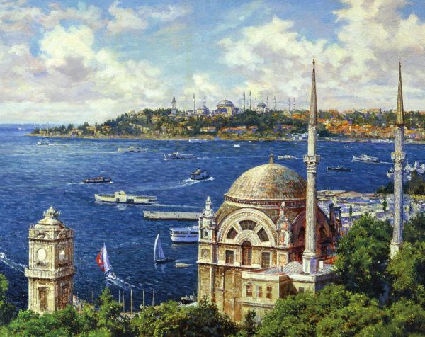 “İSTANBUL” Tuval üzeri yağlıboya. 1999