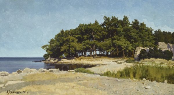 “FASELİS KOYU”. Tuval üzeri yağlıboya. 1999