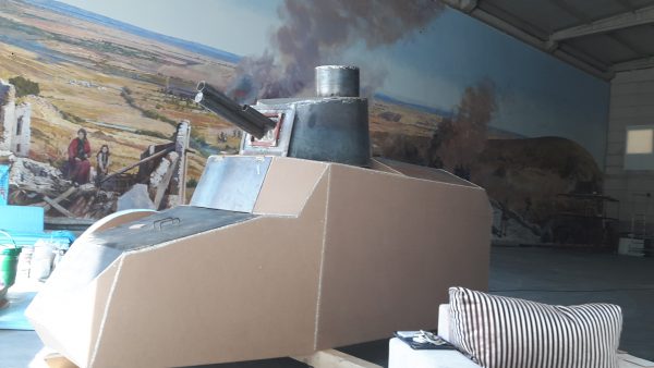 14 a maket kısmı için imitasyon FT-17 tank yapımı